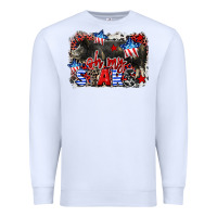 White Oh my stars pig Premium Sweatshirt - CowGirlArtShop