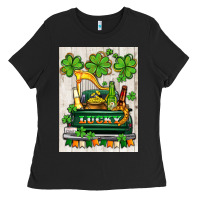 Black lucky truck Ladies Tee - AdoDesignShop