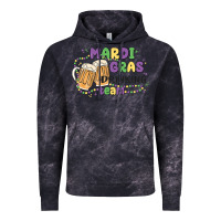 Cloud Black mardi gras drinking team Vintage Hoodie - MaliasSmallBusiness