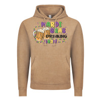 Vintage Coffee mardi gras drinking team Vintage Hoodie - MaliasSmallBusiness