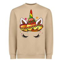 Mushroom unicorn and sombrero Heavyweight Sweatshirt - LillyAllenDesigns