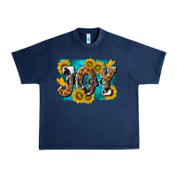 Navy choose joy Urban Heavy Tee - NancyCooperArtShop