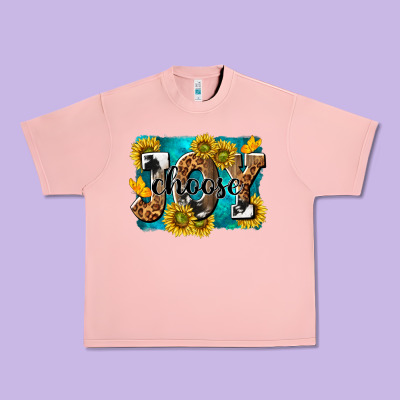 Choose Joy Urban Heavy Tee Designed By Nancycooperartshop