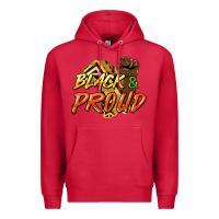 Cardinal black and proud Premium Hoodie - HowdyJamesFarm