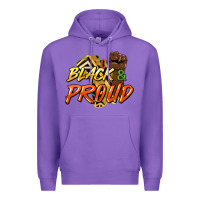 Purple black and proud Premium Hoodie - HowdyJamesFarm