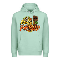 Seafoam black and proud Premium Hoodie - HowdyJamesFarm