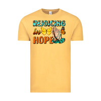 Vintage Mustard rejoicing in hope Vintage Tee - NancyCooperArtShop