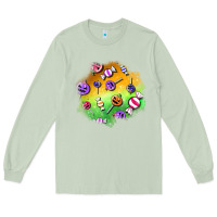Matcha halloween candy patches Long Sleeve Tee - BundleAndBundleShop