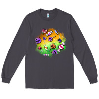 Smoke halloween candy patches Long Sleeve Tee - BundleAndBundleShop