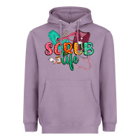 Lavender Scrub life Heavyweight Hoodie - CowGirlArtShop
