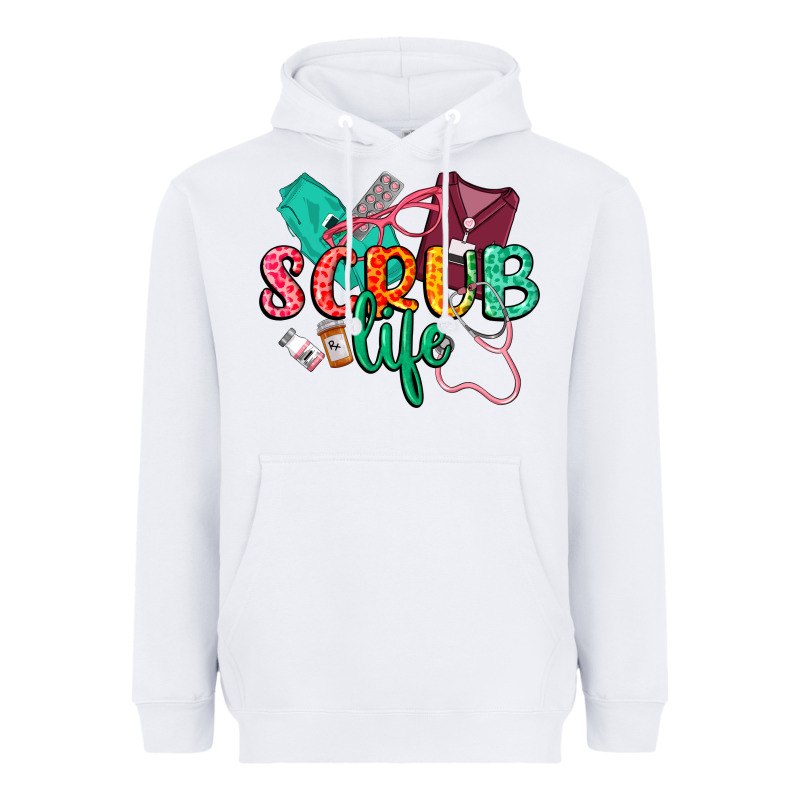 Scrub Life Heavyweight Hoodie by CowGirlArtShop | Teevron