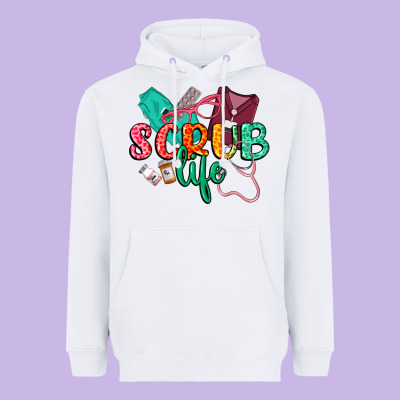 Scrub Life Heavyweight Hoodie Designed By Cowgirlartshop