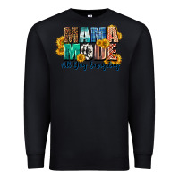 Black Mama mode all day everyday  Mother's Day Premium Sweatshirt - CowGirlArtShop