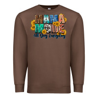 Chestnut Mama mode all day everyday  Mother's Day Premium Sweatshirt - CowGirlArtShop