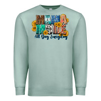 Seafoam Mama mode all day everyday  Mother's Day Premium Sweatshirt - CowGirlArtShop