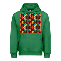 Emerald native american aztec seamless pattern Urban Hoodie - BundleAndBundleShop