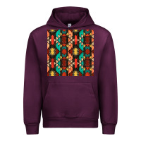 Mauve Wine native american aztec seamless pattern Urban Hoodie - BundleAndBundleShop