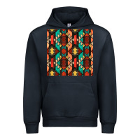 Navy native american aztec seamless pattern Urban Hoodie - BundleAndBundleShop
