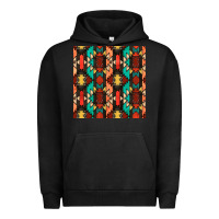 Pigment Black native american aztec seamless pattern Urban Hoodie - BundleAndBundleShop