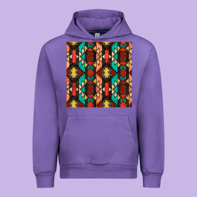 Native American Aztec Seamless Pattern Urban Hoodie Designed By Bundleandbundleshop