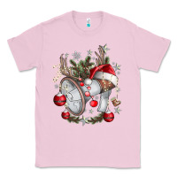 Bubblegum Pink Merry Christmas Classic Tee - CowhideDigitalArt