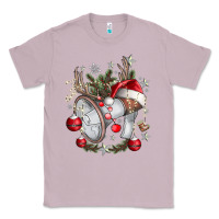 Lilac Merry Christmas Classic Tee - CowhideDigitalArt