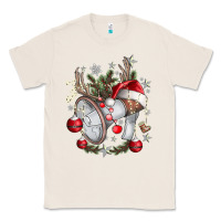 Natural Merry Christmas Classic Tee - CowhideDigitalArt