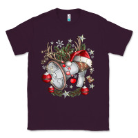 Plum Merry Christmas Classic Tee - CowhideDigitalArt