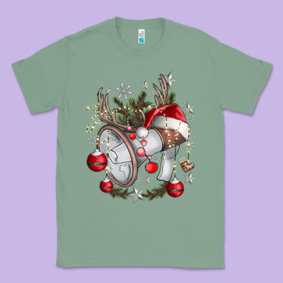 Merry Christmas Classic Tee Designed By Cowhidedigitalart