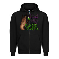 Black Black my soul Zipper Hoodie - NancyCooperArtShop