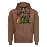 Chestnut Black my soul Zipper Hoodie - NancyCooperArtShop