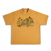 Peanut Butter created with a purpose with sunflower and butterfl Urban Heavy Tee - NancyCooperArtShop