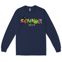 Navy senior 2023 halloween Long Sleeve Tee - BundleAndBundleShop