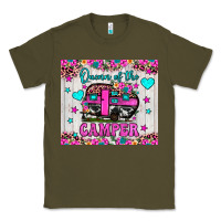 Army Green queen of the camper Classic Tee - JahusDesignShop