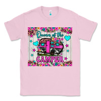 Bubblegum Pink queen of the camper Classic Tee - JahusDesignShop