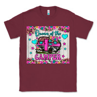 Burgundy queen of the camper Classic Tee - JahusDesignShop