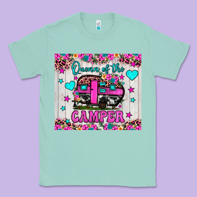 Queen Of The Camper Classic Tee Designed By Jahusdesignshop