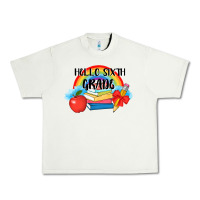Pistachio back to school hello sixth grade 3200x2400 Urban Heavy Tee - AdoDesignShop