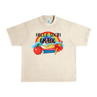 Sandshell back to school hello sixth grade 3200x2400 Urban Heavy Tee - AdoDesignShop