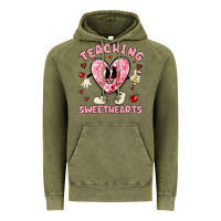 Vintage Olive teaching sweethearts Vintage Hoodie - MaliasSmallBusiness
