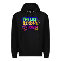 Black i'm like 2024 done Premium Hoodie - CowGirlArtShop