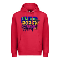 Cardinal i'm like 2024 done Premium Hoodie - CowGirlArtShop