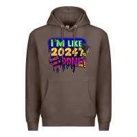 Coffee i'm like 2024 done Premium Hoodie - CowGirlArtShop