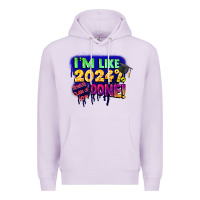 Lilac i'm like 2024 done Premium Hoodie - CowGirlArtShop
