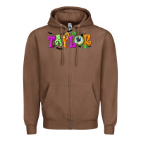 Chestnut Personalized Halloween Zipper Hoodie - NancyCooperArtShop
