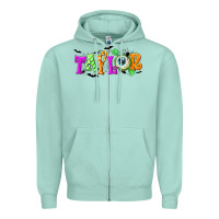 Seafoam Personalized Halloween Zipper Hoodie - NancyCooperArtShop