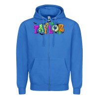 True Royal Personalized Halloween Zipper Hoodie - NancyCooperArtShop