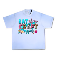 Grape Ice eat sleep craft repeat Urban Heavy Tee - NancyCooperArtShop