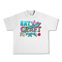Lunar Rock eat sleep craft repeat Urban Heavy Tee - NancyCooperArtShop