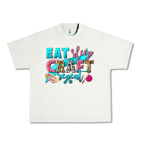 Eat Sleep Craft Repeat Urban Heavy Tee | Teevron